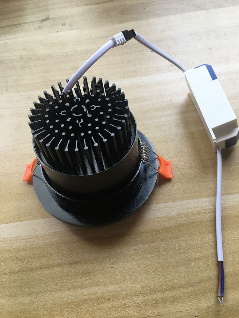 Super Bright Recessed LED Dimmable Downlight COB 3W 5W 7W 9W 12W 15W LED Ceiling Spot Light LED Ceiling Lamp AC 110V 220V