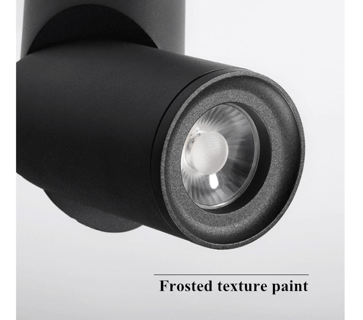 Dimmable Rotating LED Downlights 7W 12W 15W COB LED Ceiling Spot Lights AC110-220V LED Wall Lamp Warm Cold White Indoor Lighting