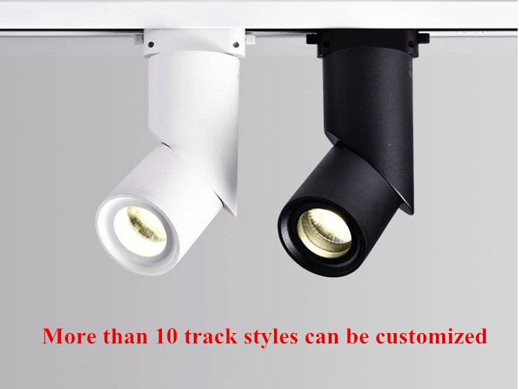 Dimmable Rotating LED Downlights 7W 12W 15W COB LED Ceiling Spot Lights AC110-220V LED Wall Lamp Warm Cold White Indoor Lighting