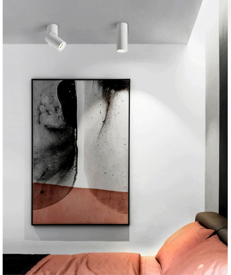 Dimmable Rotating LED Downlights 7W 12W 15W COB LED Ceiling Spot Lights AC110-220V LED Wall Lamp Warm Cold White Indoor Lighting