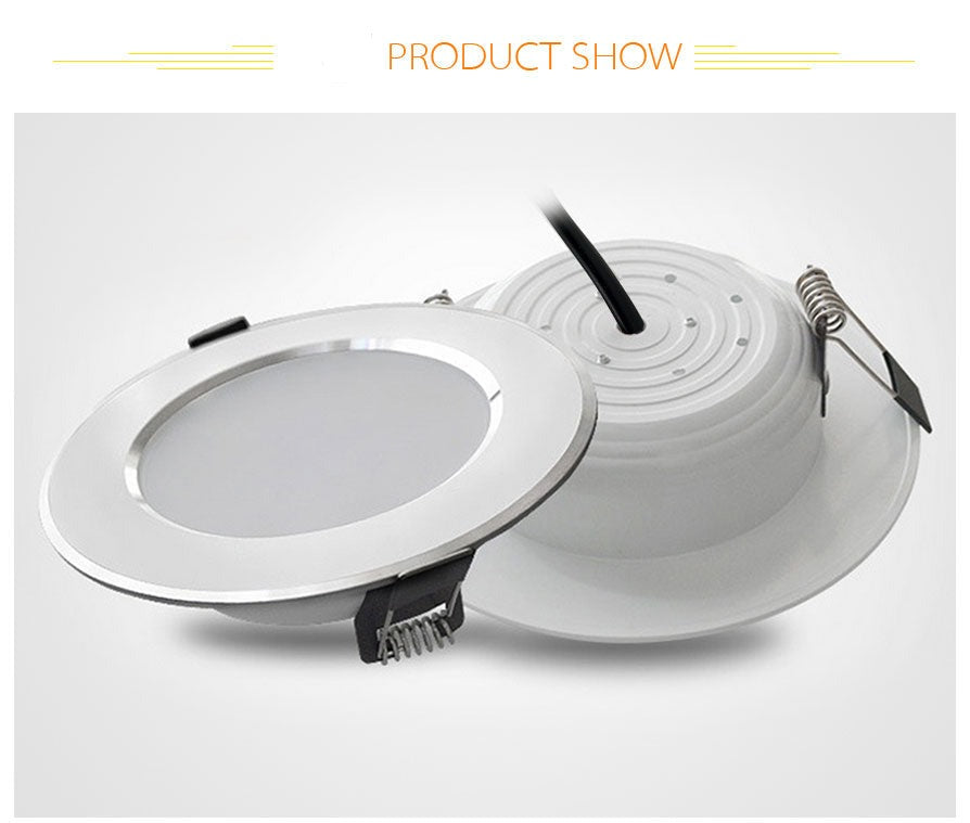 Waterproof LED Downlight Dimmable 18W 15W 12W 9W 7W 5W Warm White Cold White Recessed LED Lamp Spot Light AC220V AC110