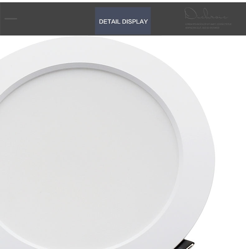 LED Downlight 18W 15W 12W 9W 7W spot led Lamp Spot Light AC220V 230V Waterproof downlight Round Recessed Lamp