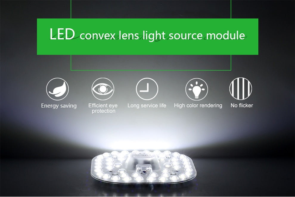 LED Panel Downlight AC220V 12W 18W 24W 36W 2835 SMD High Brightness LED Module Lighting Source for Ceiling Lamps Indoor Lighting