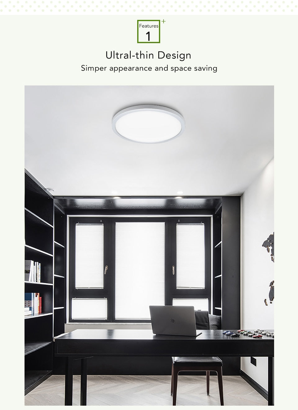 Living Room lights LED Ceiling Lamp Ultra-thin Cold White 9W 13W 18W 24W lighting fixture Ceiling Lights for Bedroom and kitchen