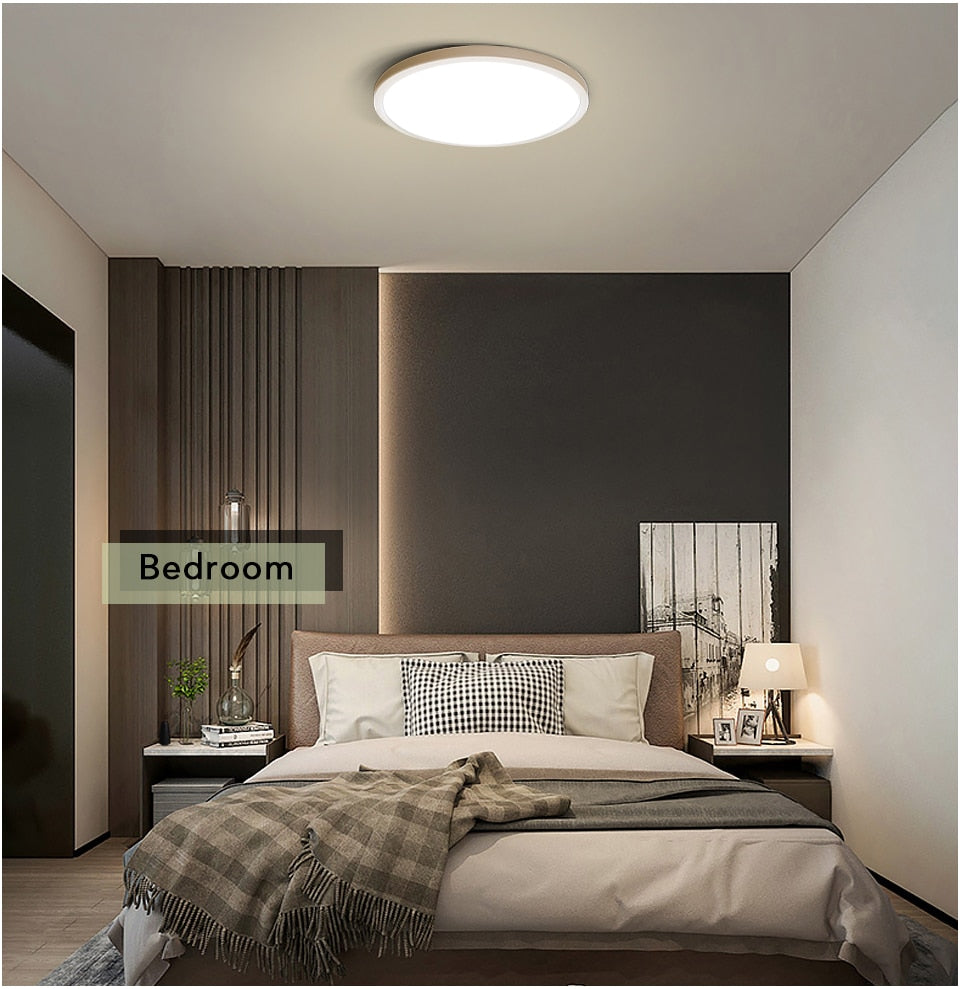 Living Room lights LED Ceiling Lamp Ultra-thin Cold White 9W 13W 18W 24W lighting fixture Ceiling Lights for Bedroom and kitchen