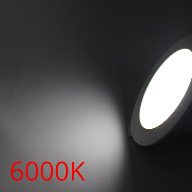 ZMISHIBO LED Downlights Ceiling Recessed Spot Lamp 3000K/4000K/6000K 3W 5W 7W 9W 12W 15W 18W 220V Living Room Kitchen Lamp