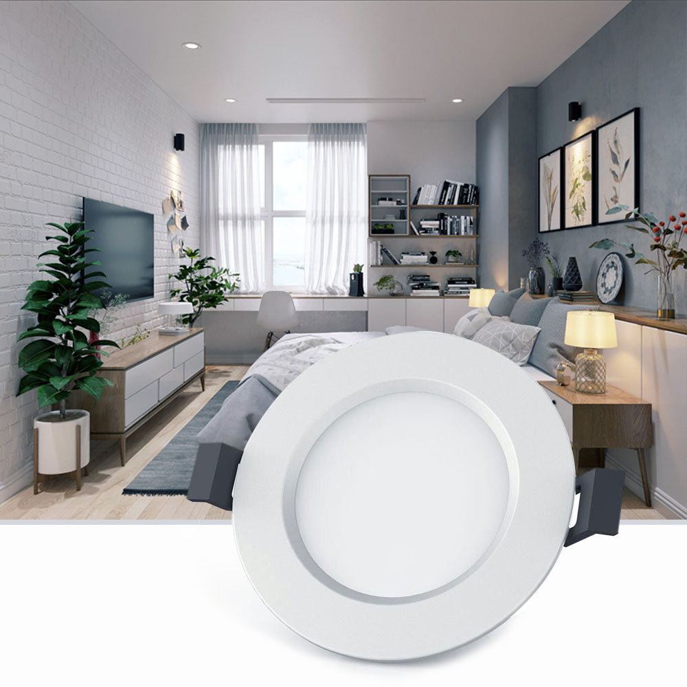 LED Light Bulbs Smart WiFi 4.5W Downlight Bluetooth-compatible Lamp RGBW Dimmable Spot Light APP Remote Control White/Warm Light