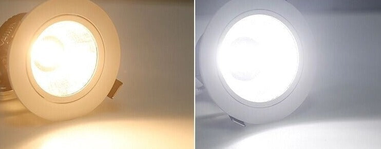 Downlight Spot LED Ceiling Lights 3w 20pcs/lot Down Power Warm Color With Epic star 300-360lm High Brightness