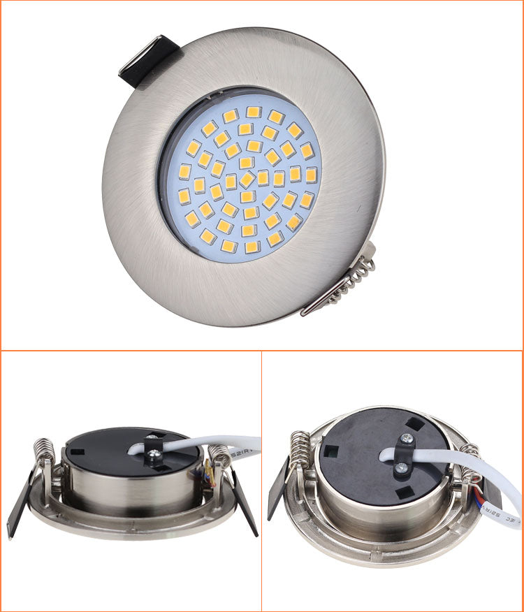 LED Downlight 6PCS 230v 3 inch warm white 3000k recessed ceiling lighting adjustable ultra slim 5w led downlight