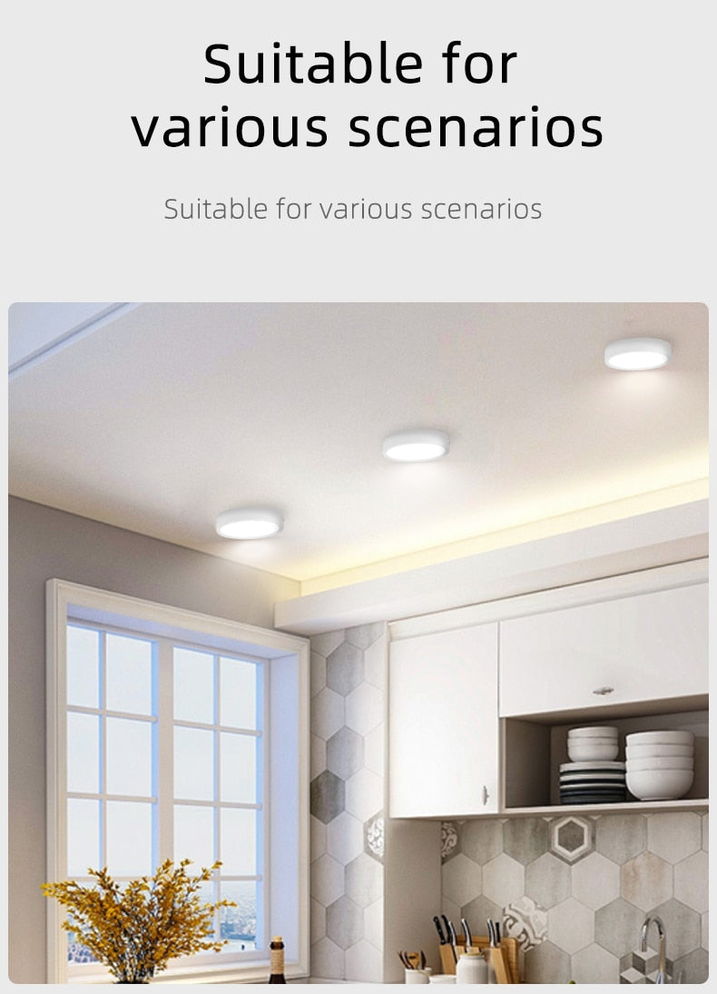 LED Downlight Mini Surface Mounted AC85-265V 5W 10W 15W Panel Spot Light Ultra Thin Ceiling Lamps Indoor Lighting For Kitchen