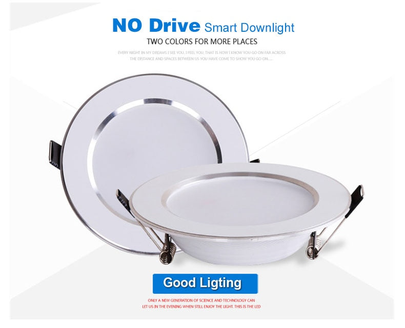 LED Downlight 10pcs lot Dimmable Waterproof LED Down lights 5W 7W 9W 12W 15W 18W LED Downlight Outdoor Leds Ceiling Lamp For Bathroom Bulb