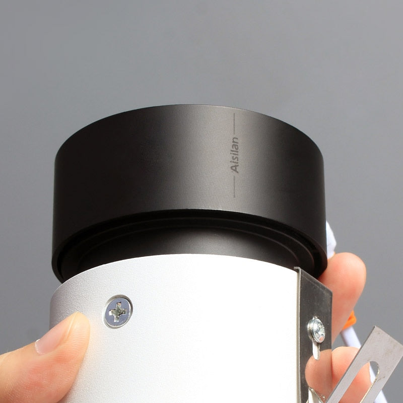 Aisilan Modern Nordic style waterproof free rotation downlight for bathroom bedroom living room kitchen Foyer AC85-260V 5W