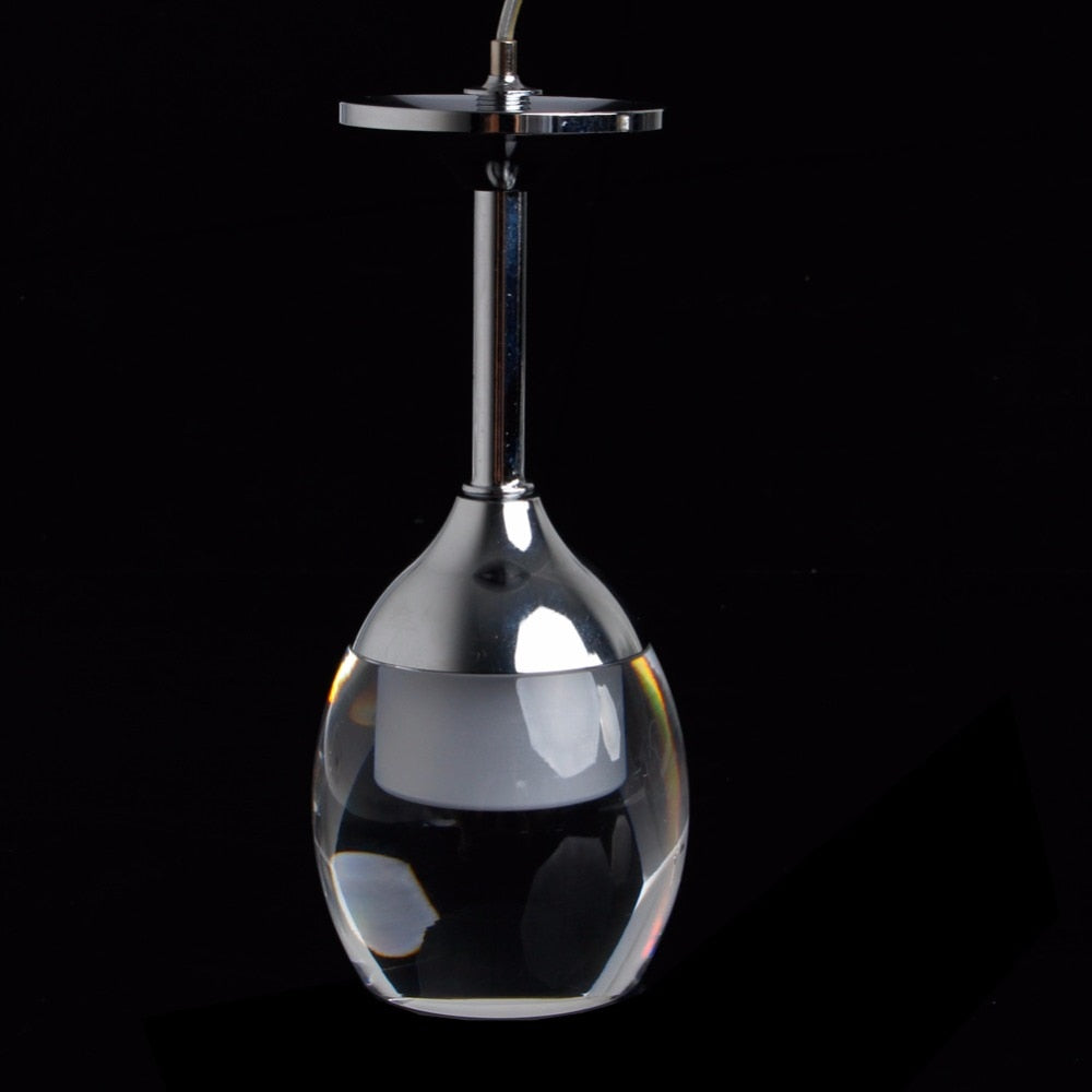 Modern LED Wine Glass Pendant Lamp Fixture Lighting Chandelier Downlight NEW 110-220V
