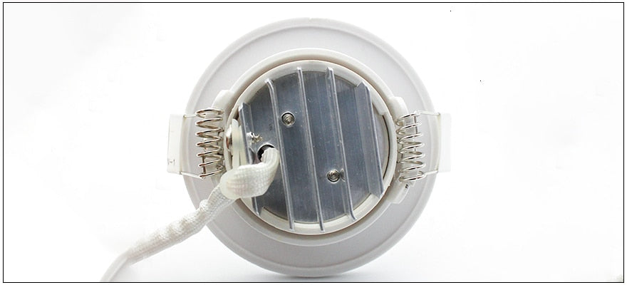 LEDIARY COB LED Downlights Real 3W 5W 110V-240V White Ceiling Spot Lamp 2.2 Inch 55mm 70mm Cut Hole No Flicker Lighting Fixtures