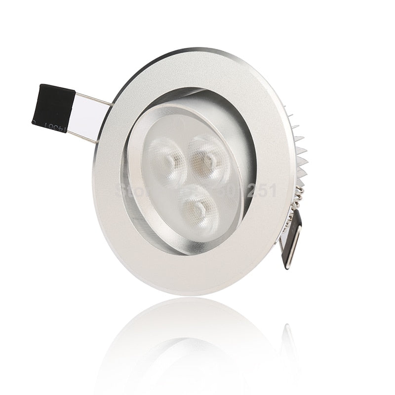 LED Downlights 10pcs/lot 5W RGB Recessed Downlight LED Ceiling Lamps+RGB Controller led lamp spotlight pendant lighting led lights AC85-265V