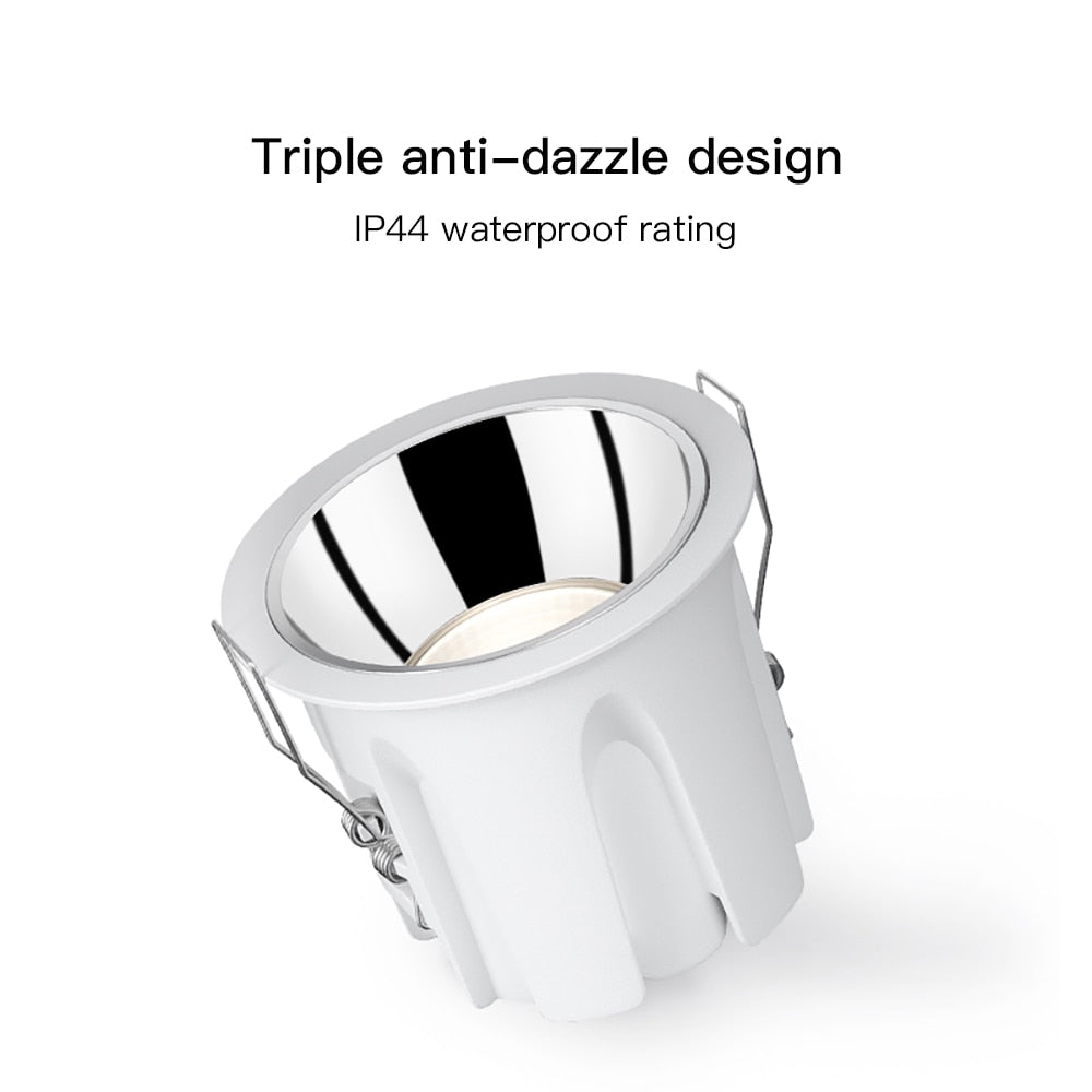 10W IP44 Waterproof LED Downlights 220V to 240V Recessed COB Ceiling Spots led Lamps For Bathroom Kitchen Indoor Lighting