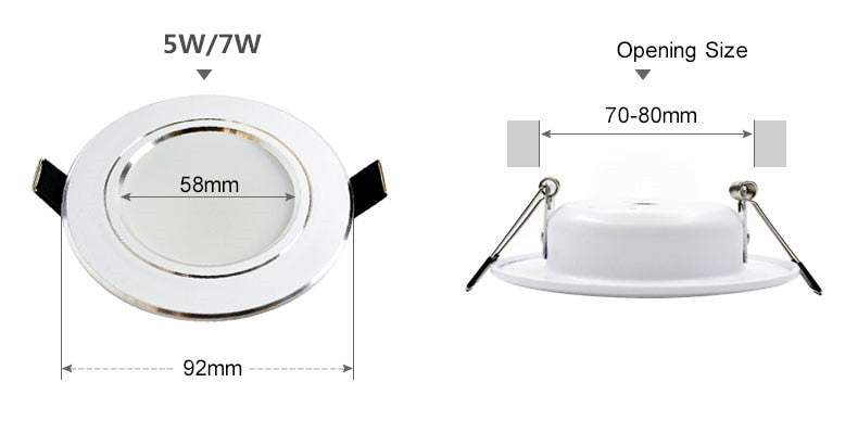 LED Downlight PIR Motion Sensor Ceiling Lamps 7W 9W 12W Smart Home Step Light Wall Corridor Lamp Hallway Stairs Depot Lighting