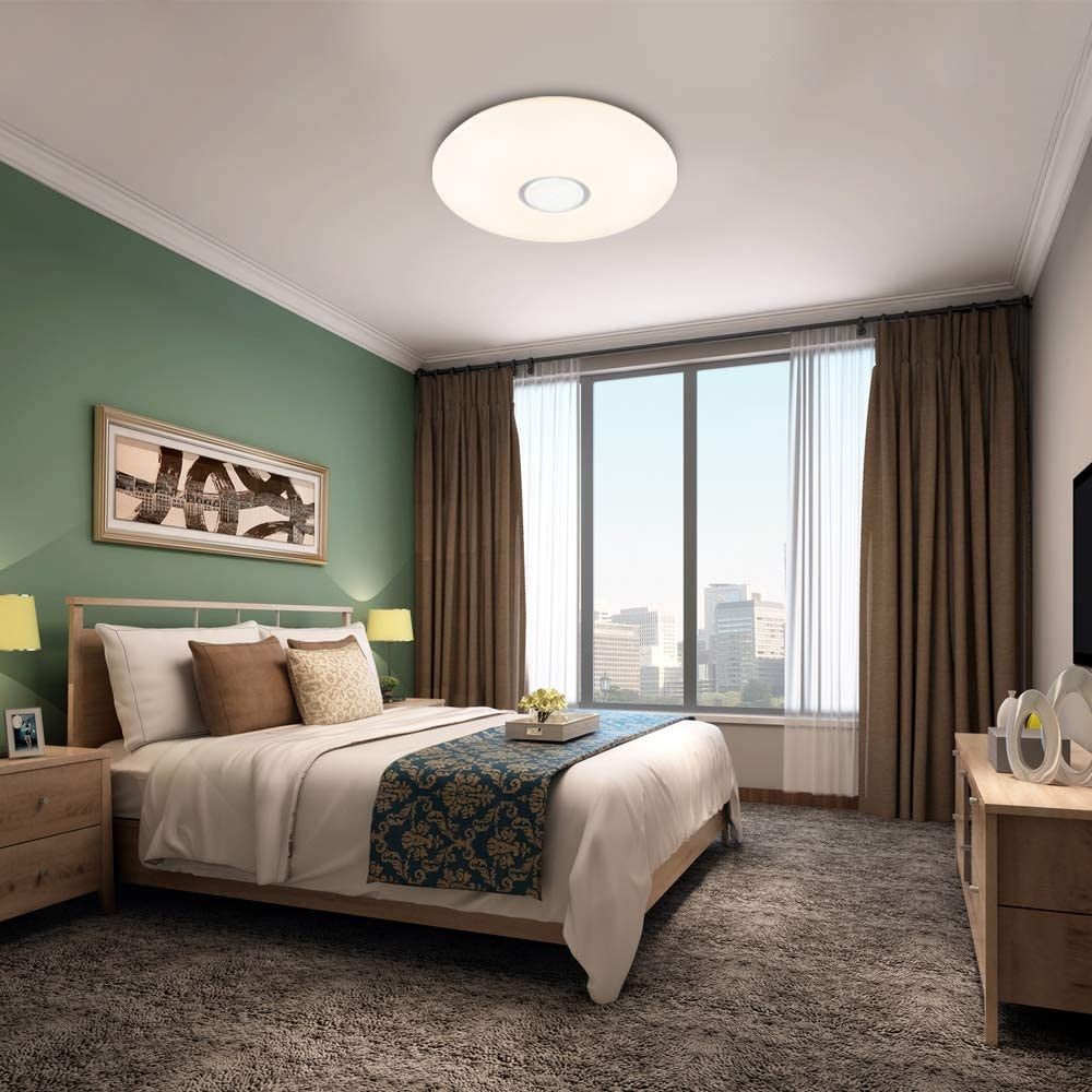 LED Ceiling Light 18W Dimmable Modern Surface Mounted Led Panel Ceiling Lamp for Living Room Bedroom Kitchen Lighting Fixture