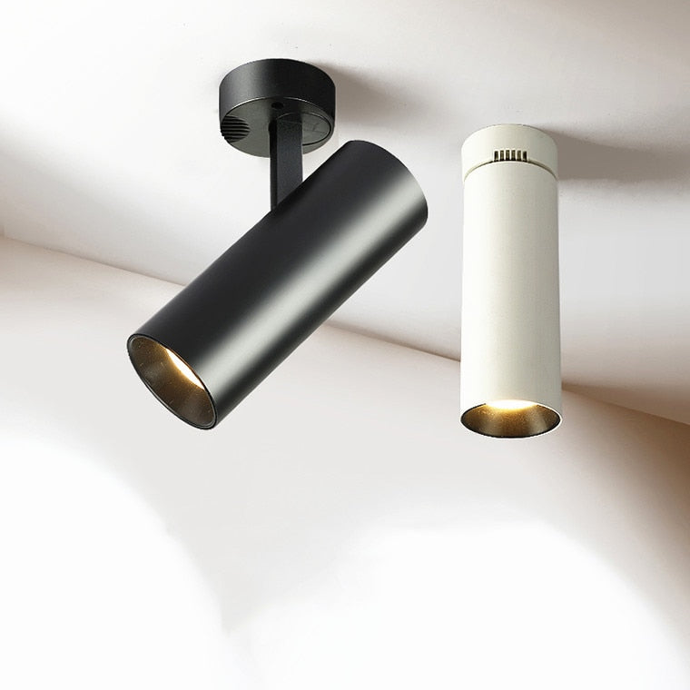 Surface Mounted LED Downlights Foldable 360° Rotatable COB LED Ceiling Spot lights 12W15W20W LED Lamps Background Wall Lighting