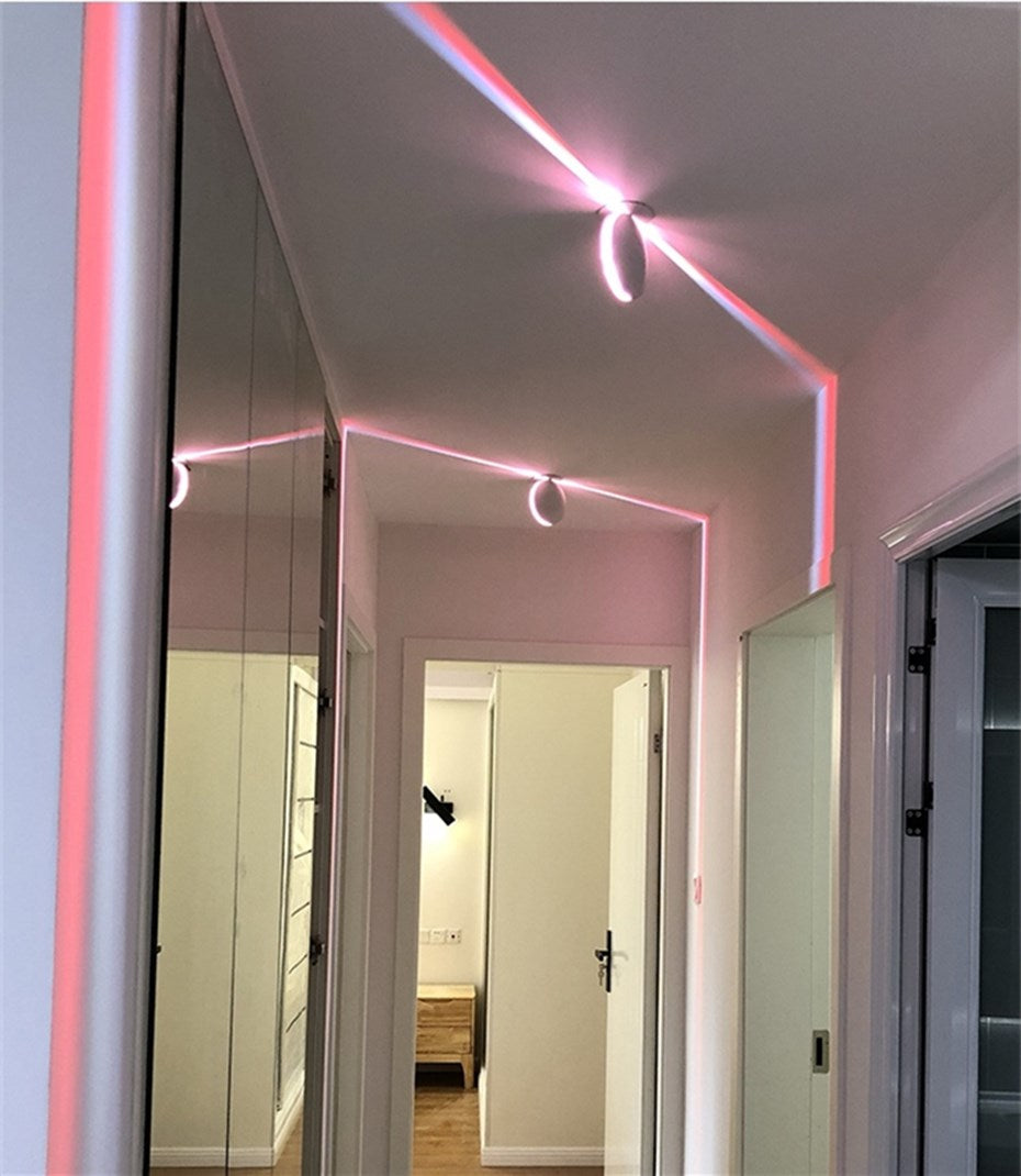 Colorful Downlight Led Surface Mounted Ceiling Lamp Waterproof Indoor Outdoor Wall Lamp For Corridor KTV Bar Decorative Lighting
