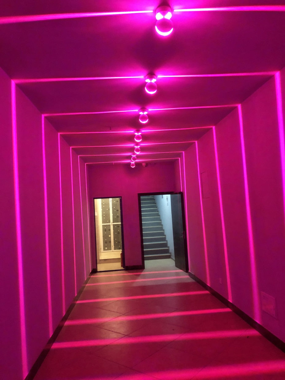 Colorful Downlight Led Surface Mounted Ceiling Lamp Waterproof Indoor Outdoor Wall Lamp For Corridor KTV Bar Decorative Lighting