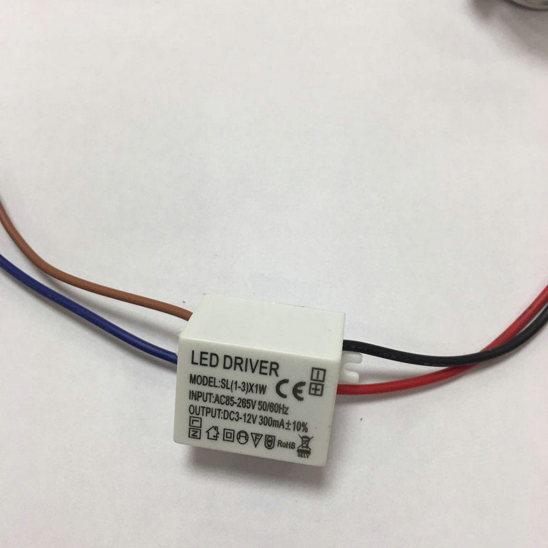 LED Downlights 10pcs/lot Small Recessed Downlights 52mm LED Light Fixtures Round Black COB 3W + Driver 3000k-6000K White