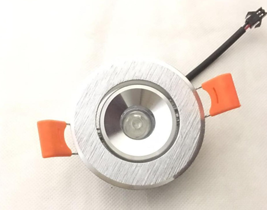 Led 10pcs/lot 68mm Downlight Lamp 3W 230V Ceiling Recessed Downlights Round Panel Light