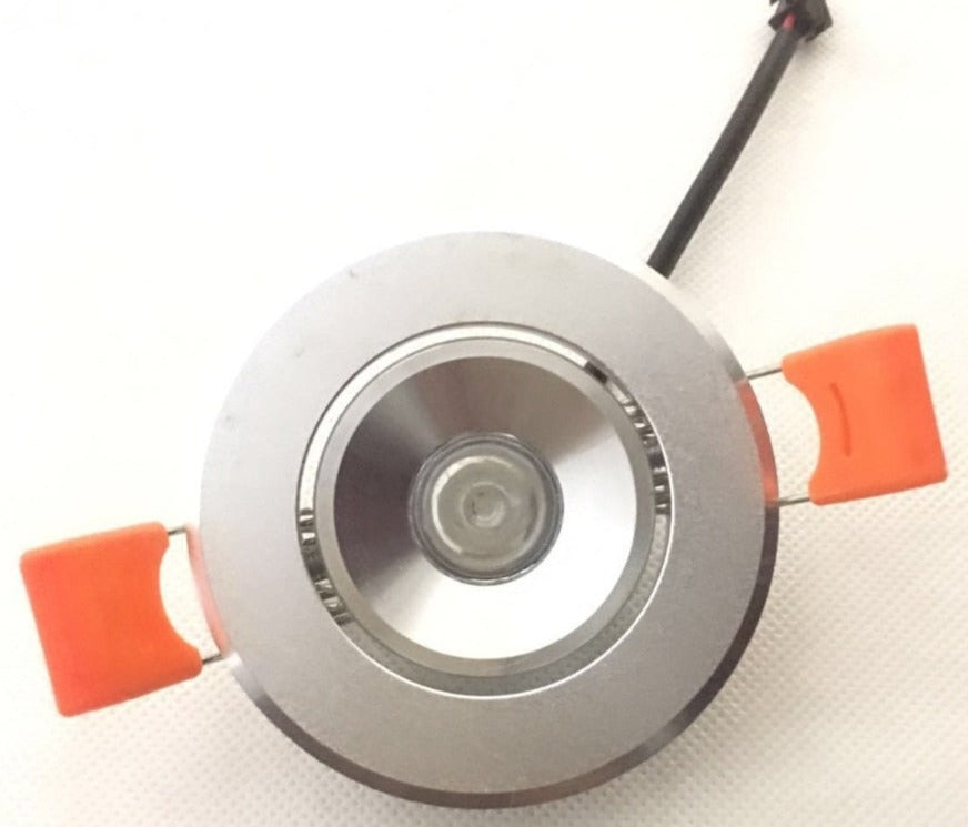 Led 10pcs/lot 68mm Downlight Lamp 3W 230V Ceiling Recessed Downlights Round Panel Light