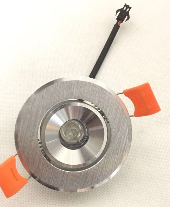 Led 10pcs/lot 68mm Downlight Lamp 3W 230V Ceiling Recessed Downlights Round Panel Light