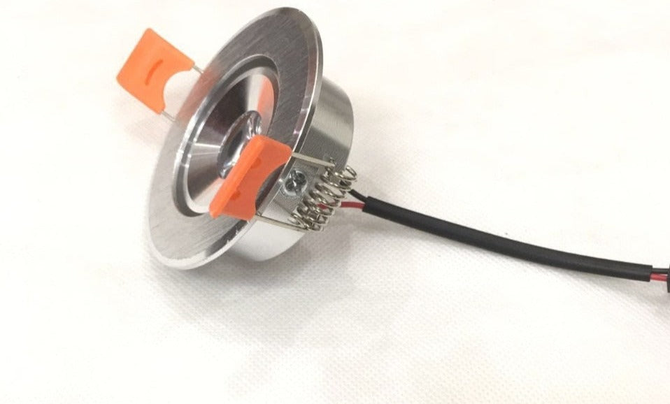 Led 10pcs/lot 68mm Downlight Lamp 3W 230V Ceiling Recessed Downlights Round Panel Light