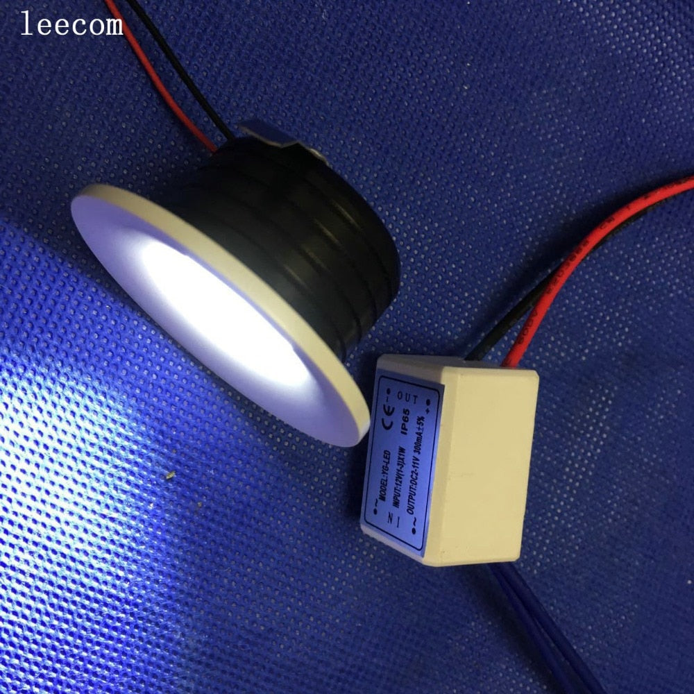 LED Downlight DC12V Rushed Real Luces Led20pcs/lot Mini Led Downlight White Round Ceiling Spot Lights Panel Light Recessed Aluminum Lamp Warm