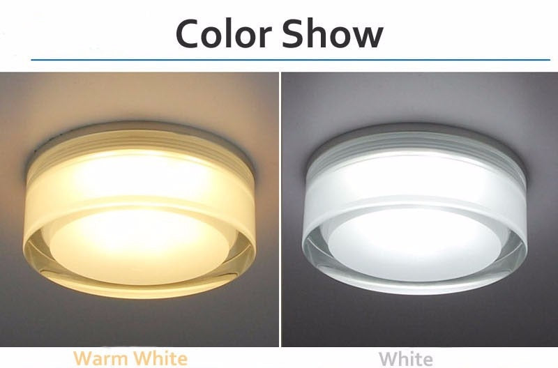 DBF Crystal Embedded in Downlight Square/Round 1W 3W 5W 7W LED Ceiling Recessed Spot Light for Home Decoration Kitchen Lighting