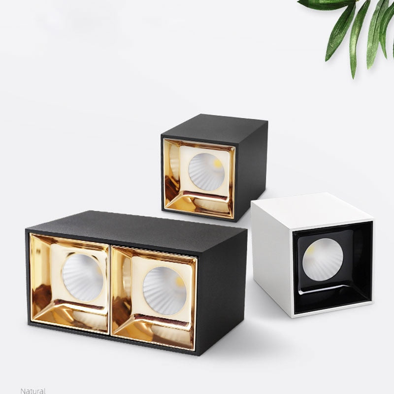 Square LED Spotlight Corridor / Cloakroom for Living room, Kitchen, Bedroom Ceiling lights 10W 20W Downligh AC100-240V