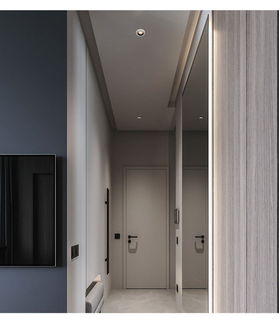 Aisilan LED Transformer downlight round extendable rotatable bendable recessed spot light COB AC90-260V