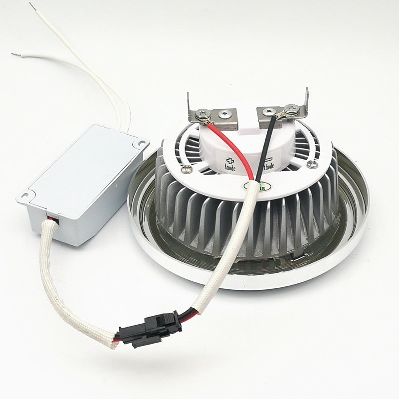 LED Downlight 12V G53 GU10 Downlights AR111 Lamps Warm White Cool White 10W 15W COB Light ES111 LED Dimmable Spotlights AC220V