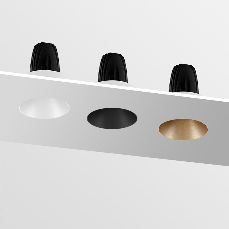 led 5W/9W embedded ceiling lamp frame seamless endless downlight wall wash hotel Spotlight indoor light