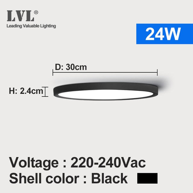 LED Downlight 12W 18W 24W 32W Modern Surface Mounted Downlights For Living room Kitchen Bedroom Bathroom Lamp