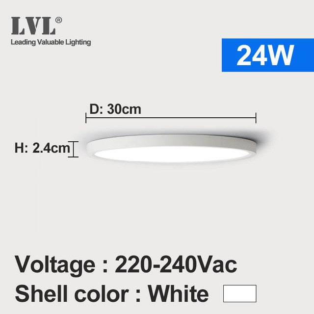 LED Downlight 12W 18W 24W 32W Modern Surface Mounted Downlights For Living room Kitchen Bedroom Bathroom Lamp