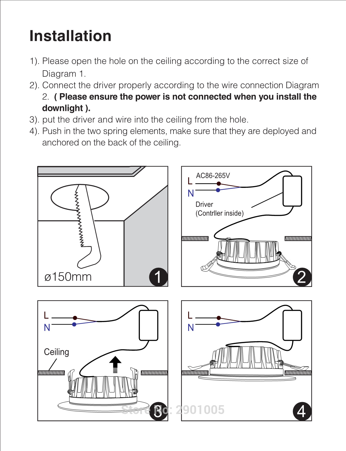 LED light Downlight dimmable smart Indoor living room light AC220V 18W RGB+CCT can Mobile phone/2.4G remote/wifi/voice control