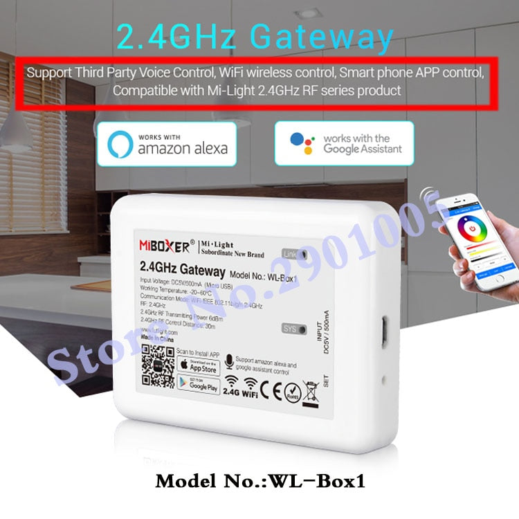 LED light Downlight dimmable smart Indoor living room light AC220V 18W RGB+CCT can Mobile phone/2.4G remote/wifi/voice control