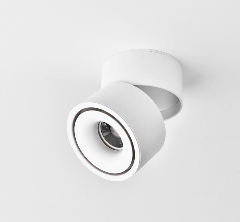 Folding Rotating Dimmable COB LED Downlights 9W 18W 24W 30W LED Ceiling Spot Lights AC85-265V LED Ceiling Lamps Indoor Lighting