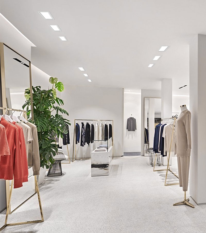 Ultra-Thin Square Recessed LED panel lights LED Ceiling Lights AC85-265V LED Downlights Warm/Cool White Indoor Lighting