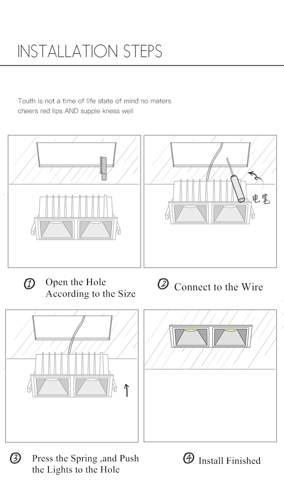 NO Dazzling Recessed LED Downlight Dimmable 24W 12W 7W COB LED Spot Lighting 220V 110V Recessed LED lamp for indoor Ceiling lamp