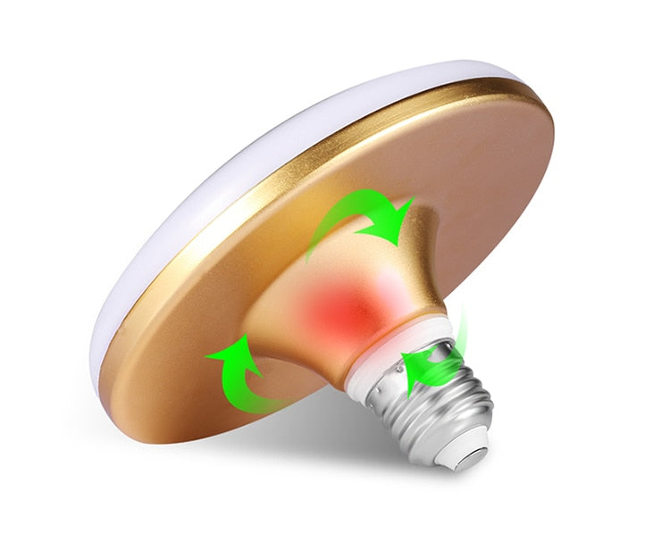 Led Bulb E27 LEDS Lamp 220V UFO Lights Bulb 15/20/30/40/50W Super Bright Garage Light for Home Lighting Table Lamps Kitchen