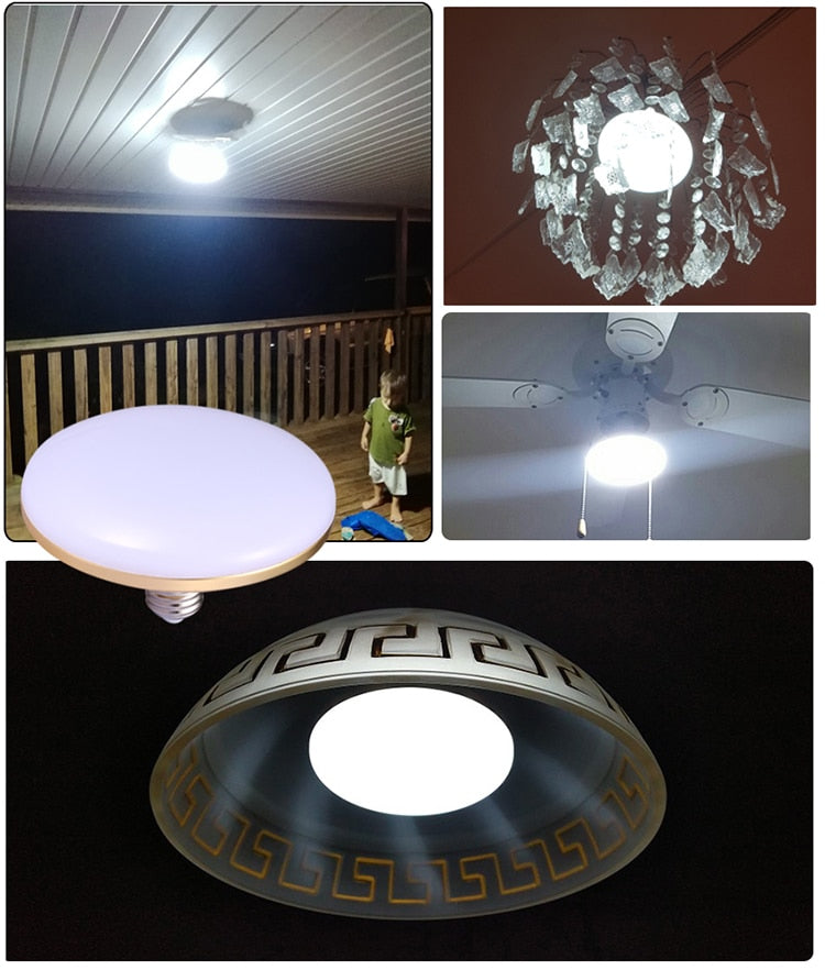 Led Bulb E27 LEDS Lamp 220V UFO Lights Bulb 15/20/30/40/50W Super Bright Garage Light for Home Lighting Table Lamps Kitchen