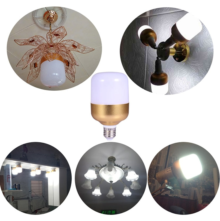 Led Bulb E27 LEDS Lamp 220V UFO Lights Bulb 15/20/30/40/50W Super Bright Garage Light for Home Lighting Table Lamps Kitchen