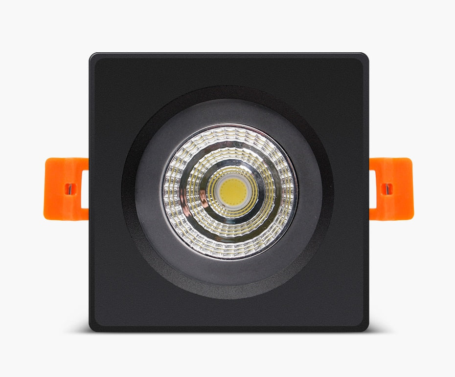 Square/Round LED COB Downlight IP65 Recessed Led Ceiling Lamp Waterproof Spot Led 5W 7W 9W Indoor Bathroom Balcony Light Fixture