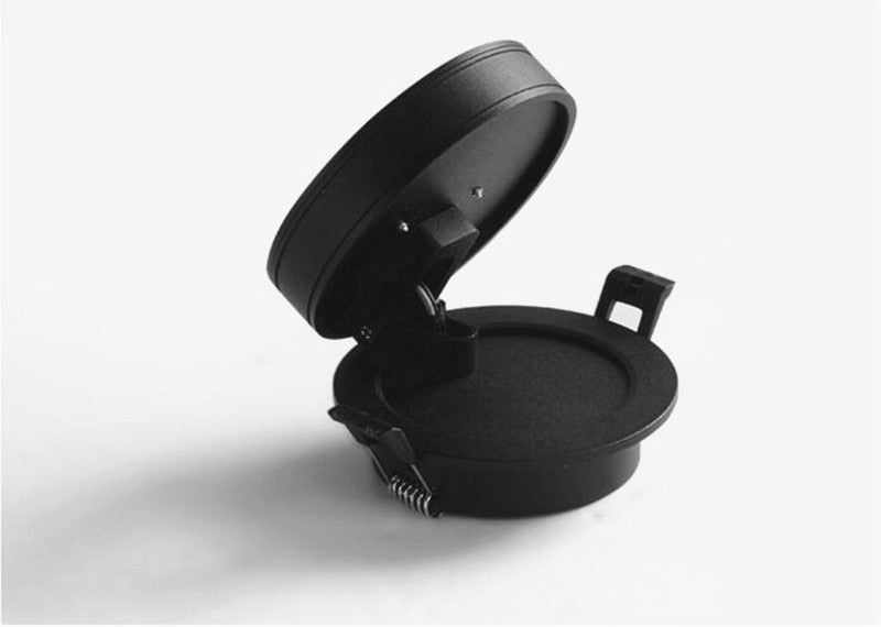 Round 90° Folding Recessed COB LED Downlights 5W/7W/12W LED Ceiling Spot lights Background Painting Lamps AC220V Indoor Lighting