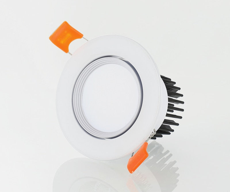 Circular Dimmable Recessed LED Downlights 7W 9W 12W 15W COB LED Ceiling Spot Lights AC110-240V LED Ceiling Lamps Indoor Lighting