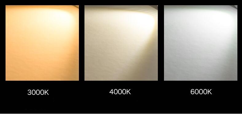 White dimmable led downlight lamp 7W 9w 12w 15w 35w cob led spot 220V / 110V ceiling recessed downlights square led panel light